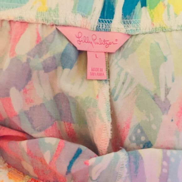 Lilly Pulitzer Multicolor Printed Pants - Picture 8 of 8